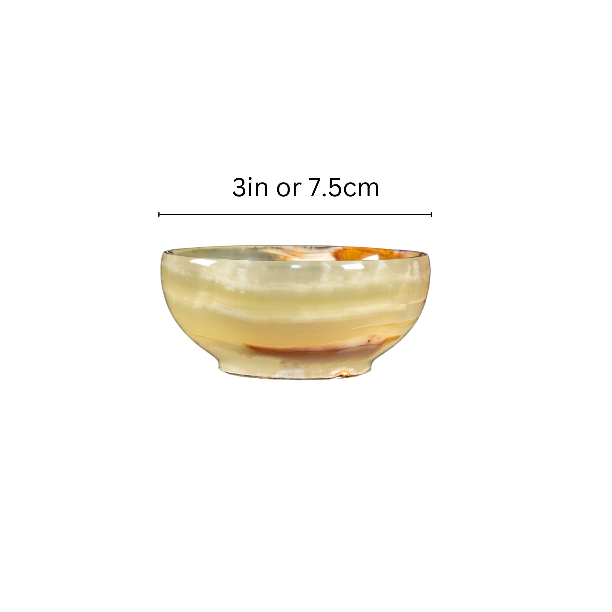 (Set of 6) Onyx Decorative/Fruit Bowl - Multiple Sizes