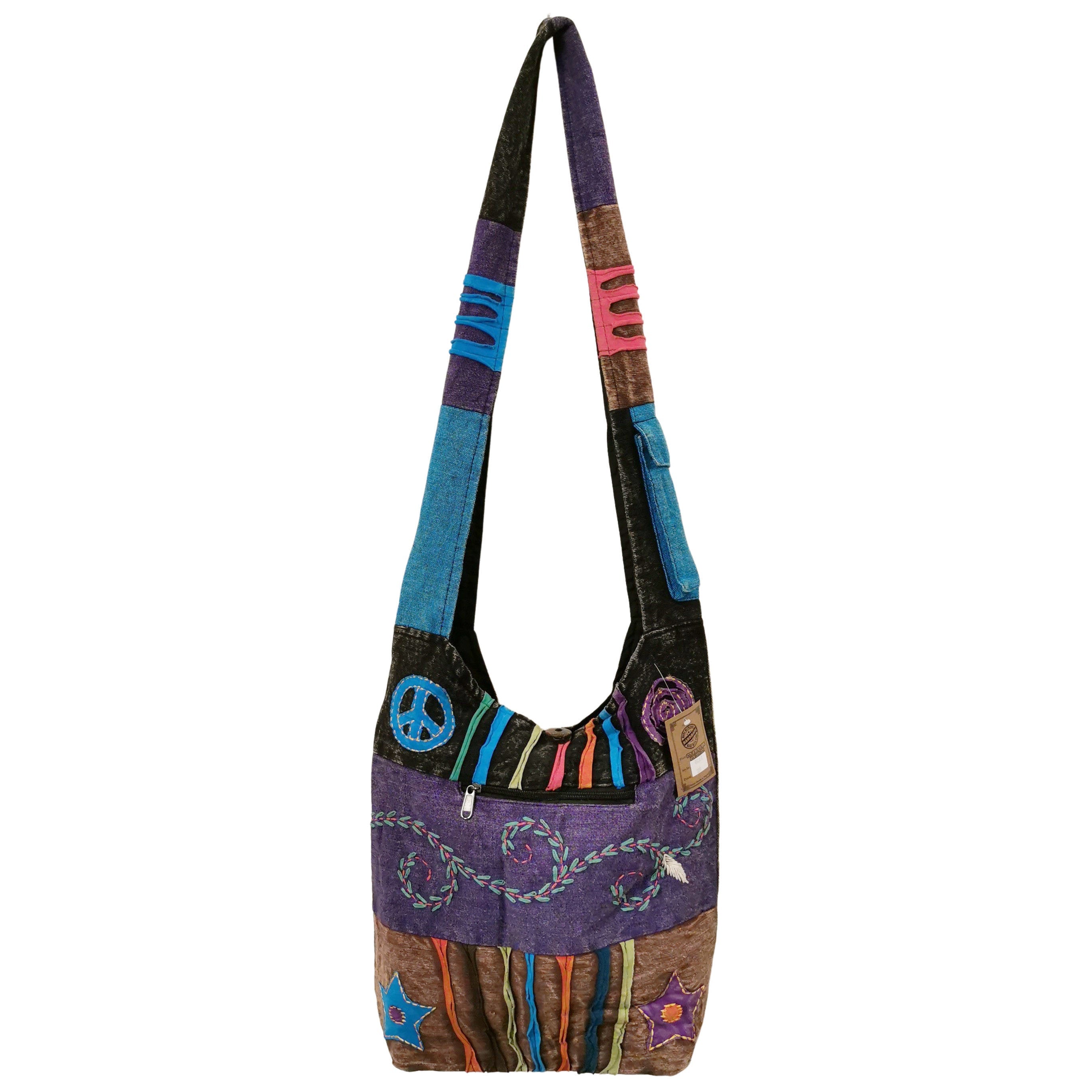 Hippy Crossbody Handmade Bag - D6