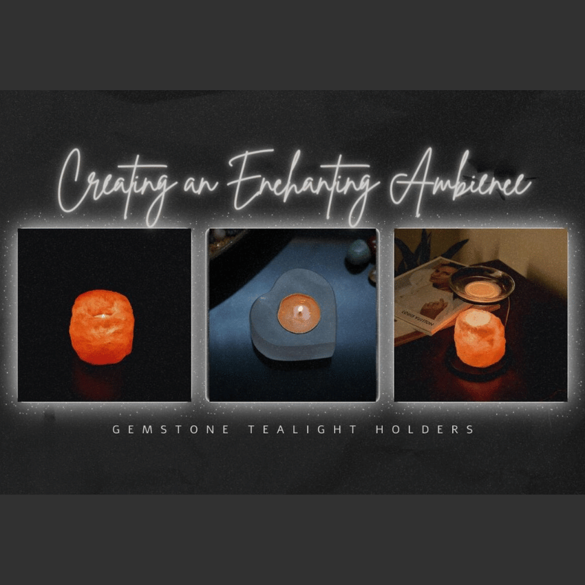Enchanting Ambience with Gemstone Tealight Holderss