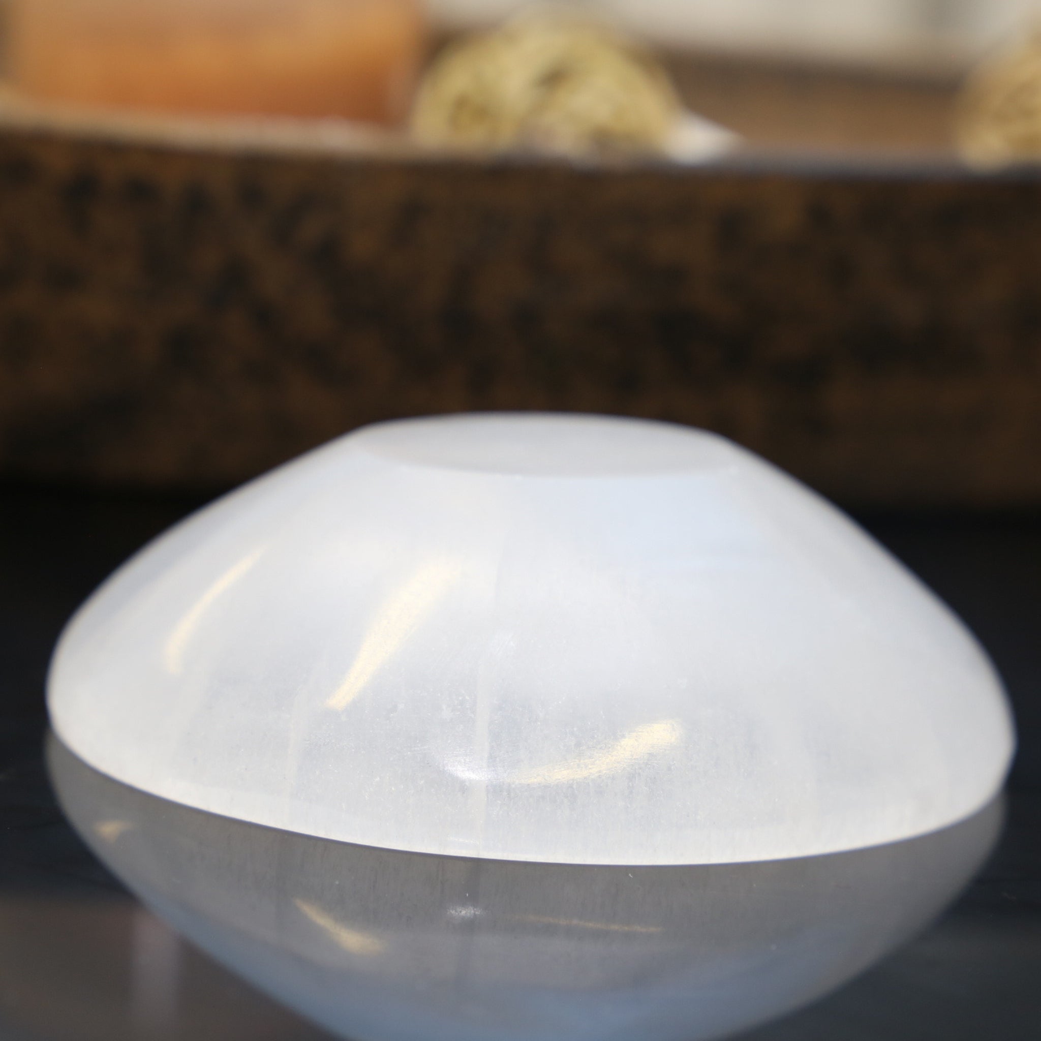 Selenite Charging bowl - Oval