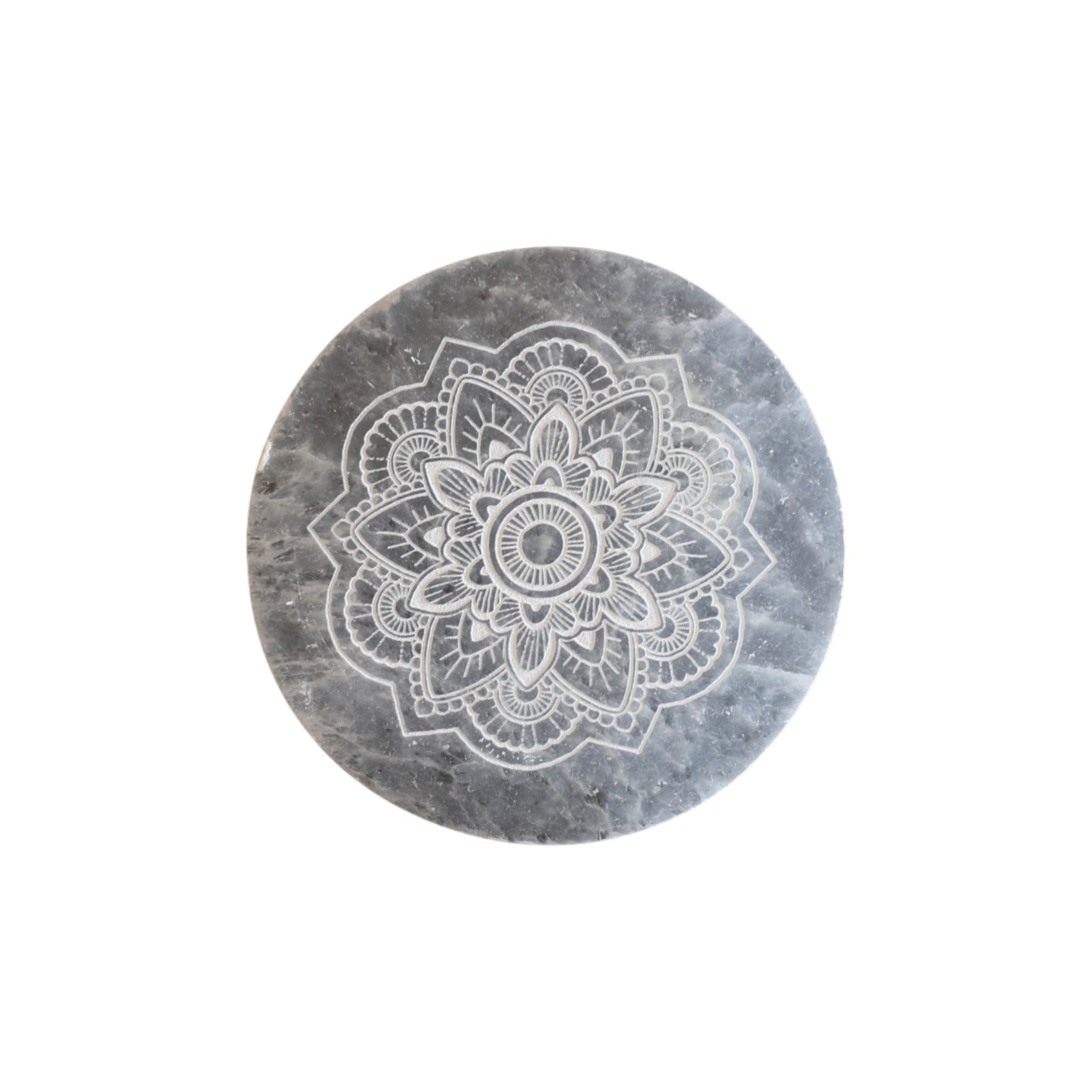 Selenite Charging Disc - Mandala Altar