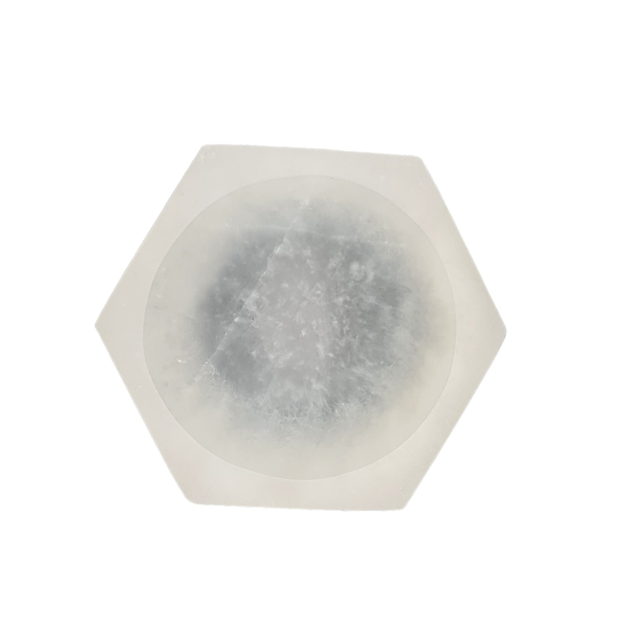 Selenite Charging Bowl - Hexagon