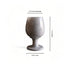 Elegant White Marble Goblet Set of 2 - Luxurious Home Accent