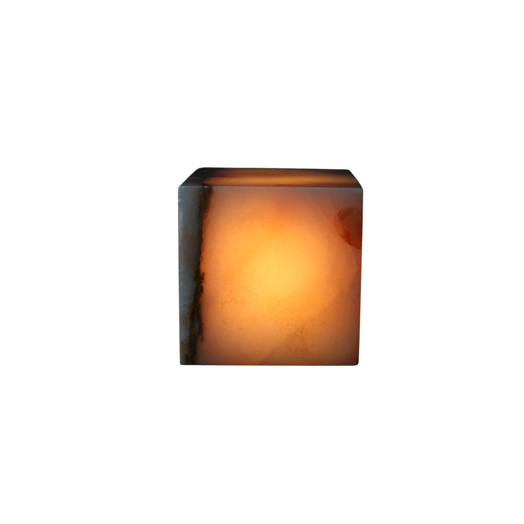 Onyx Lamp - Cube 6in