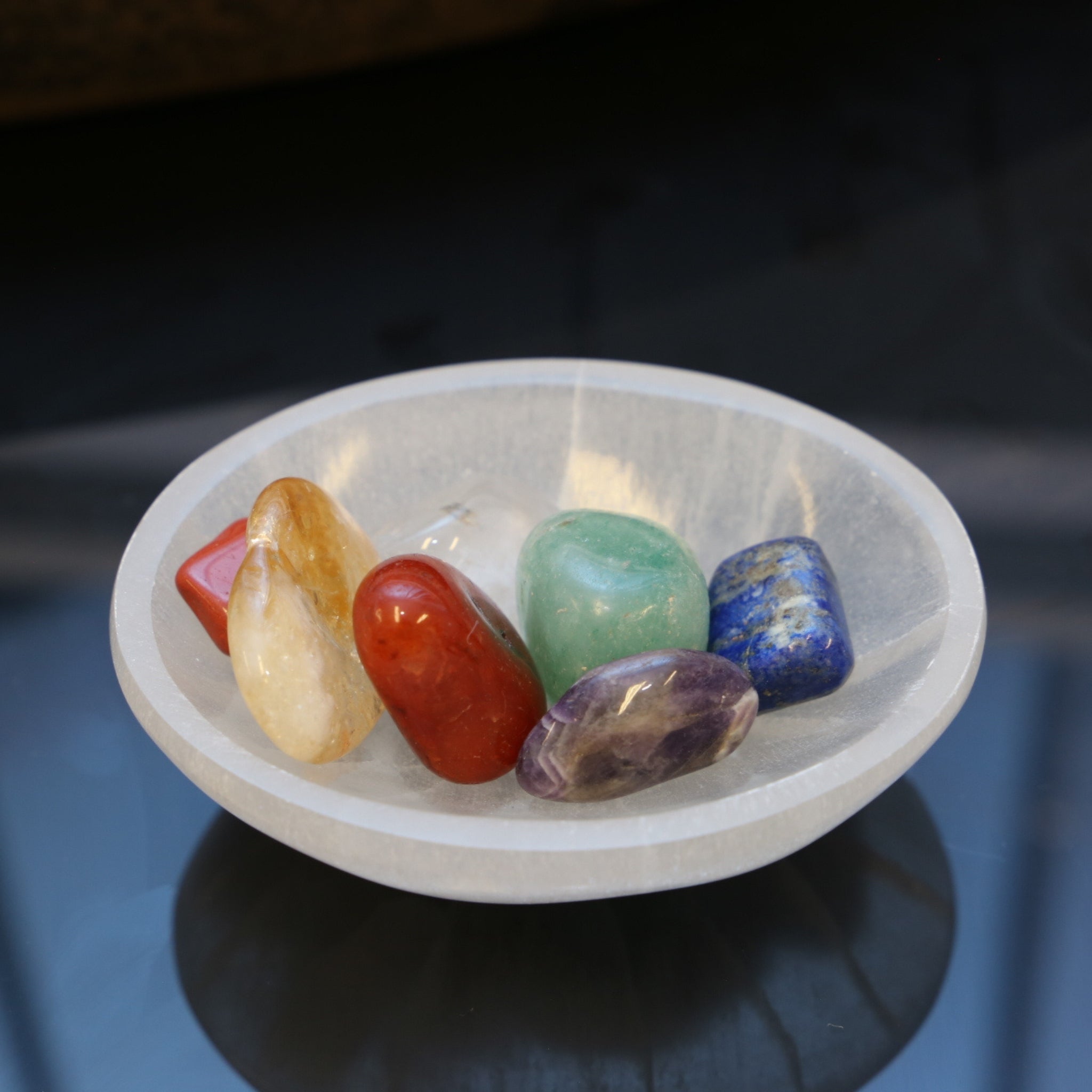 Selenite Charging bowl - Oval