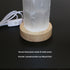Selenite USB Lamp (White Light - LED) - Mountain Pillar