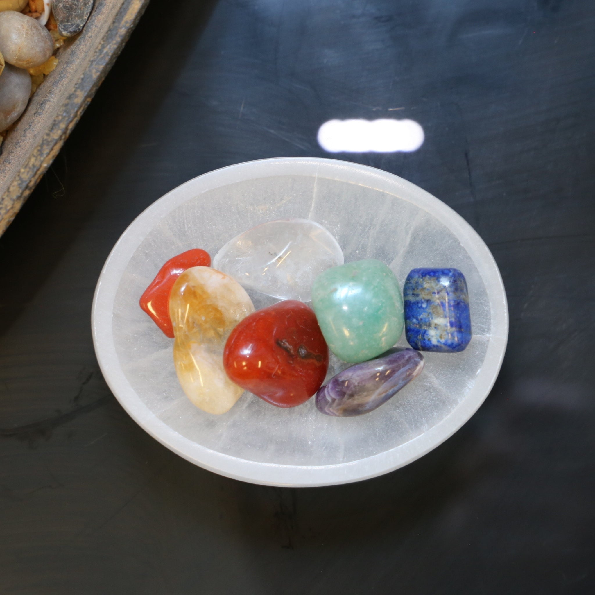 Selenite Charging bowl - Oval