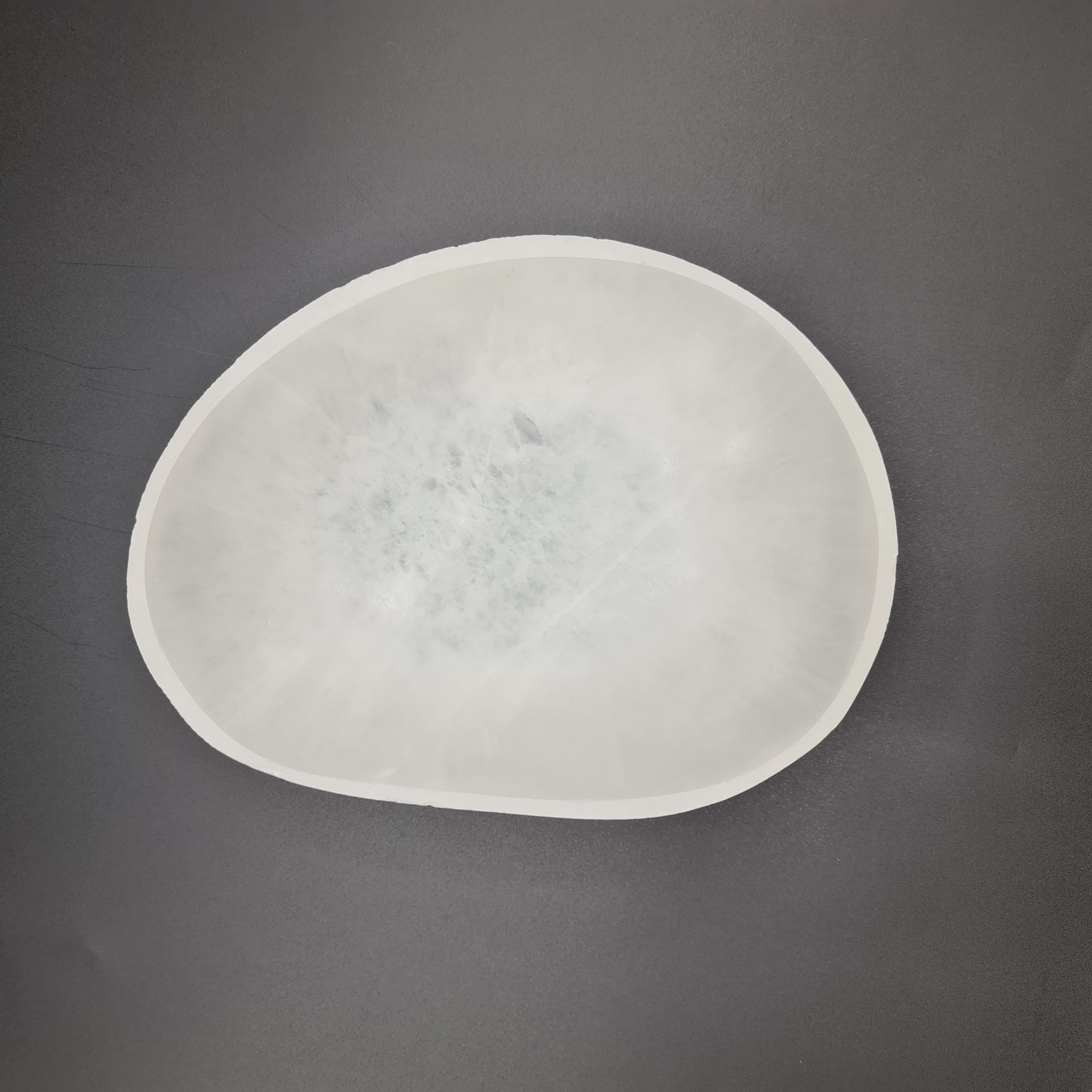 Selenite freeform charging bowl - 20cm