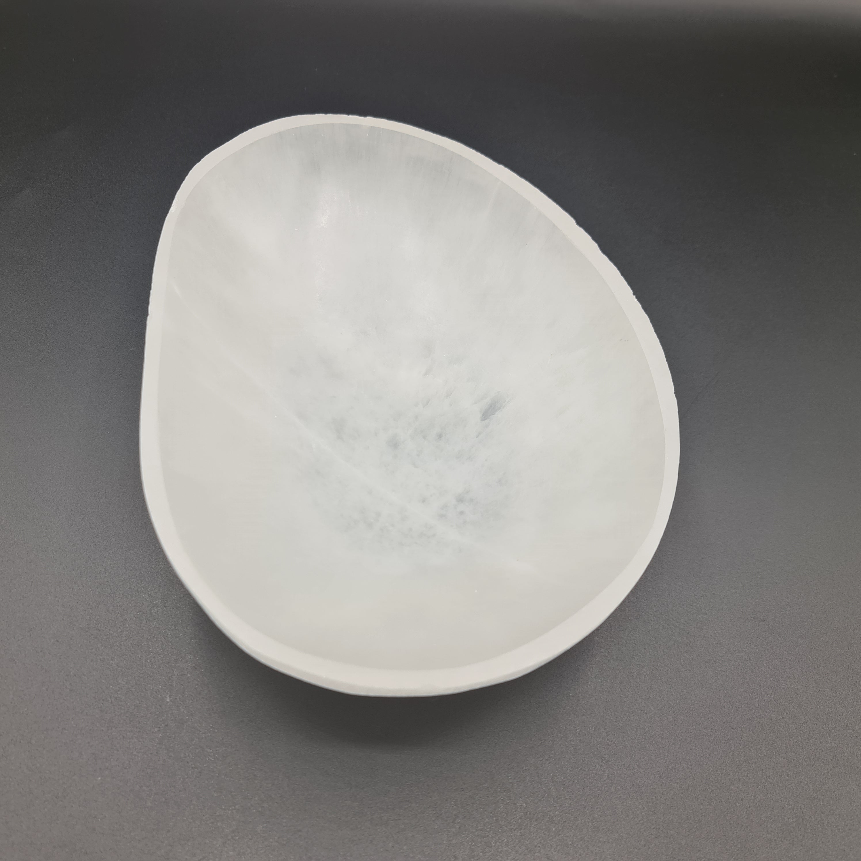 Selenite freeform charging bowl - 20cm