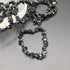 Black Obsidian Stone Chip Bracelet