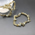Labradorite Stone Chip Bracelet, Natural Labradorite Chips Bracelet, Elasticated Stretch Bracelet, Crystal Jewelry