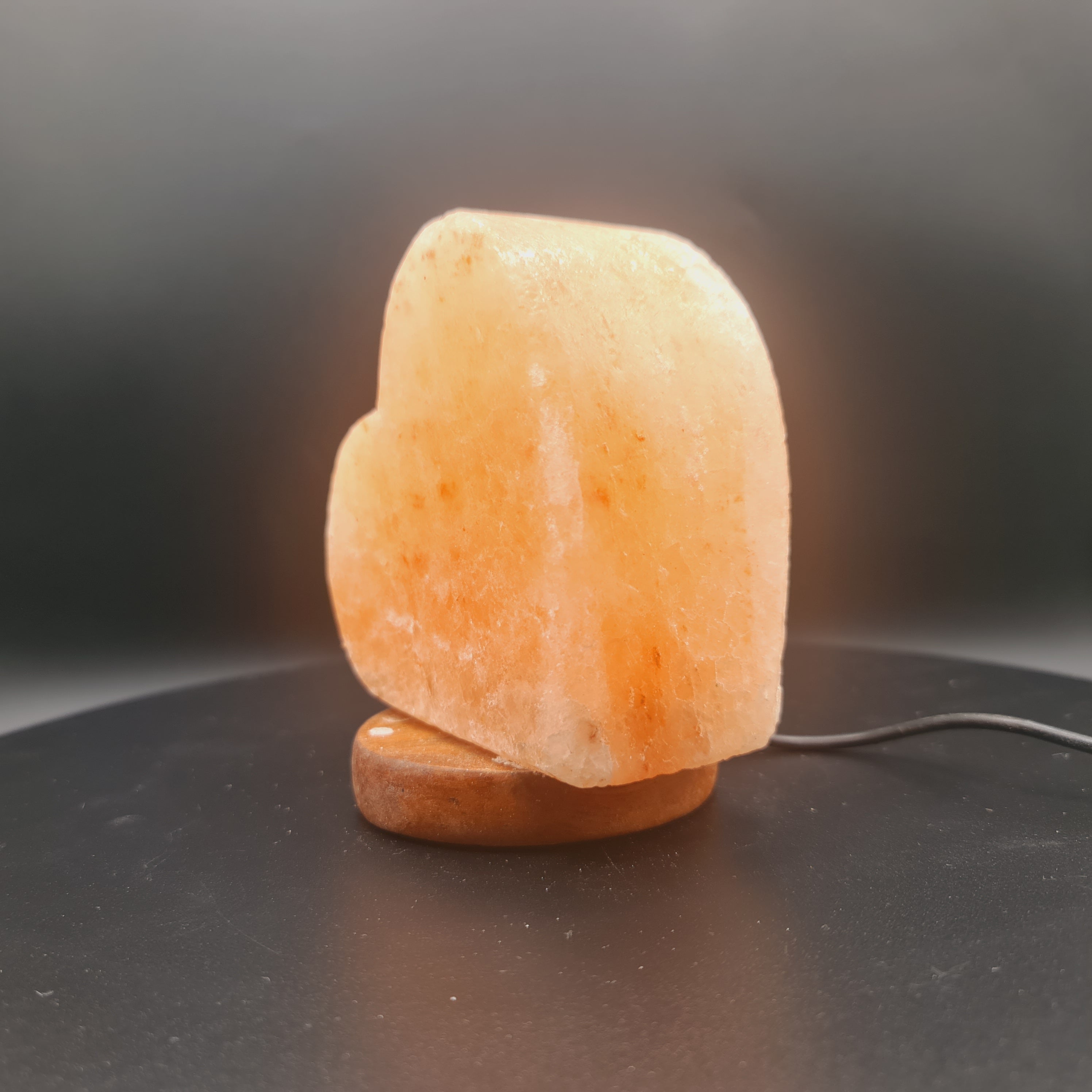 HOMY LED USB Himalayan Heart-Shaped Salt Lamp, Multi Color