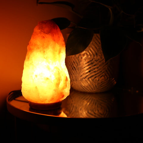 3 - 4 Kg Natural Himalayan Crystal Salt Lamp (Crafted)