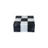 Onyx Marble Tea Coasters - Square Check (Set of 6)