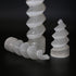 Selenite display crystal - Spiral unicorn tower