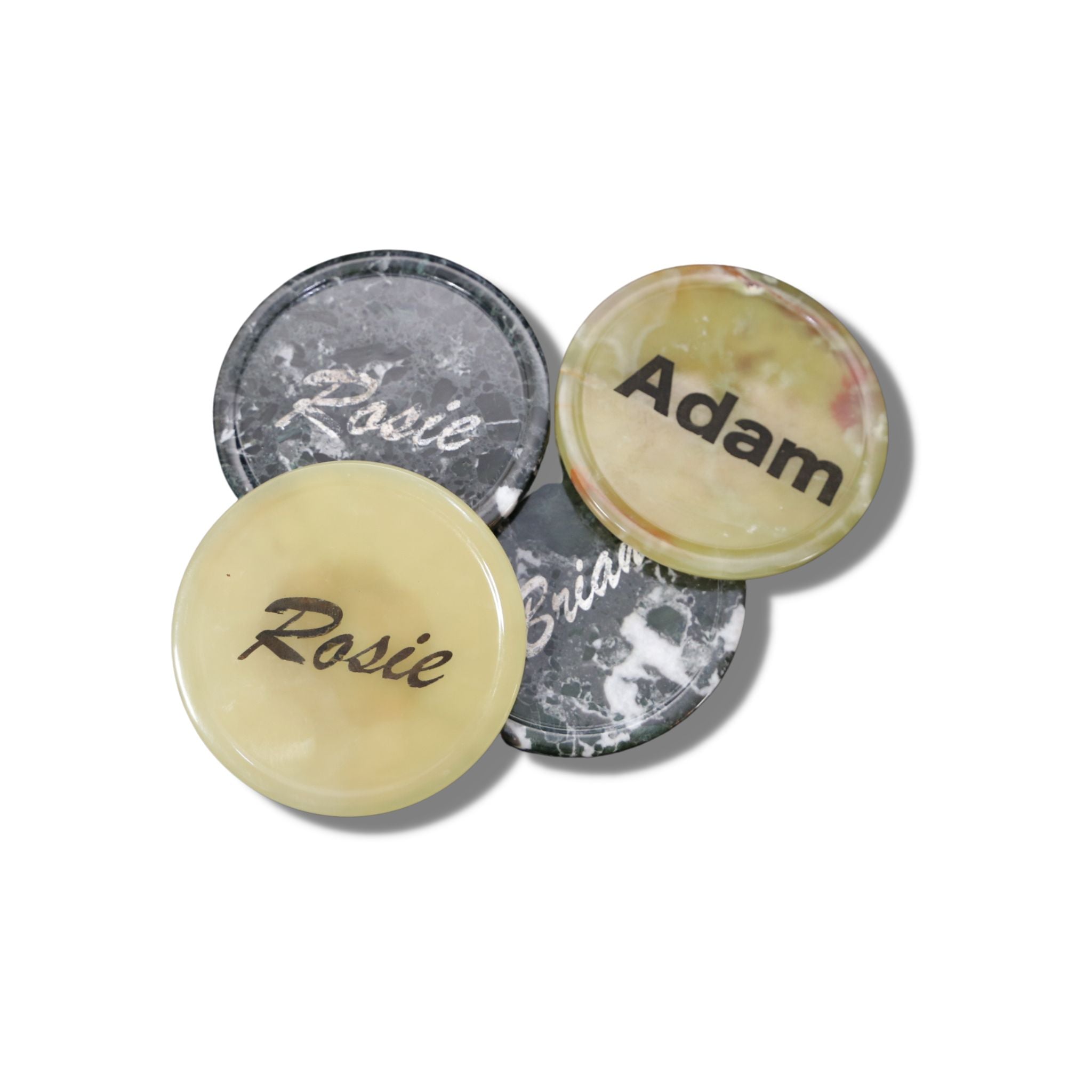 Personalised Marble Coasters - Name/Company Name