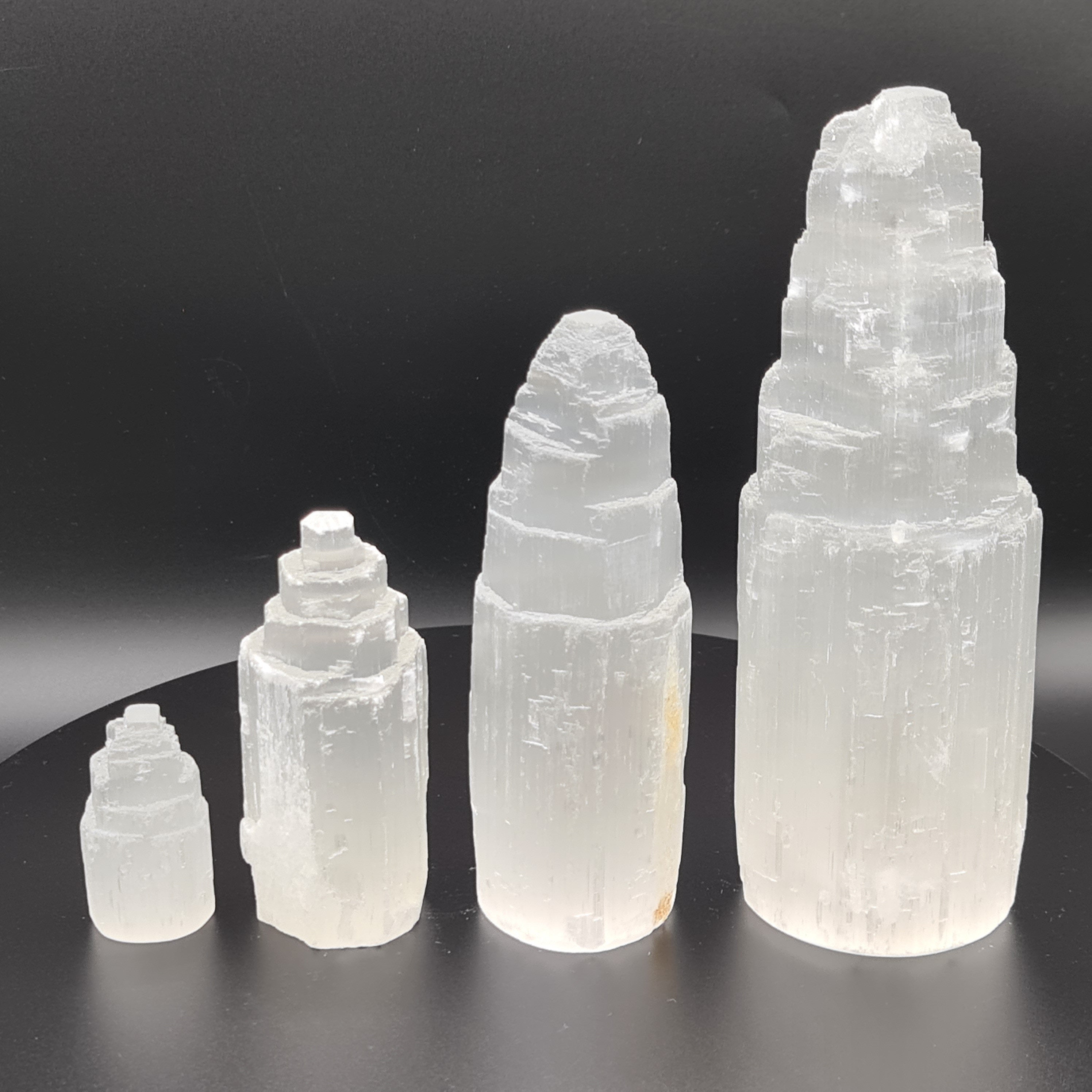 Selenite display crystal - Tower Mountain