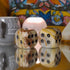 Onyx Marble dice - 3in or 7.5cm
