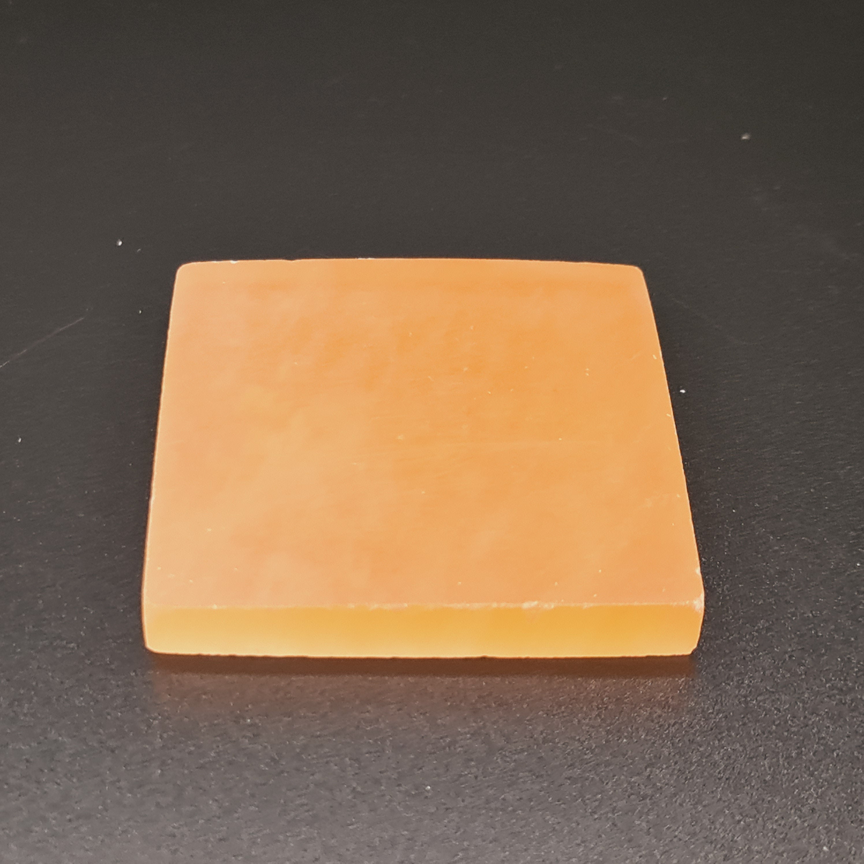 Orange Selenite charging plate - 7cm