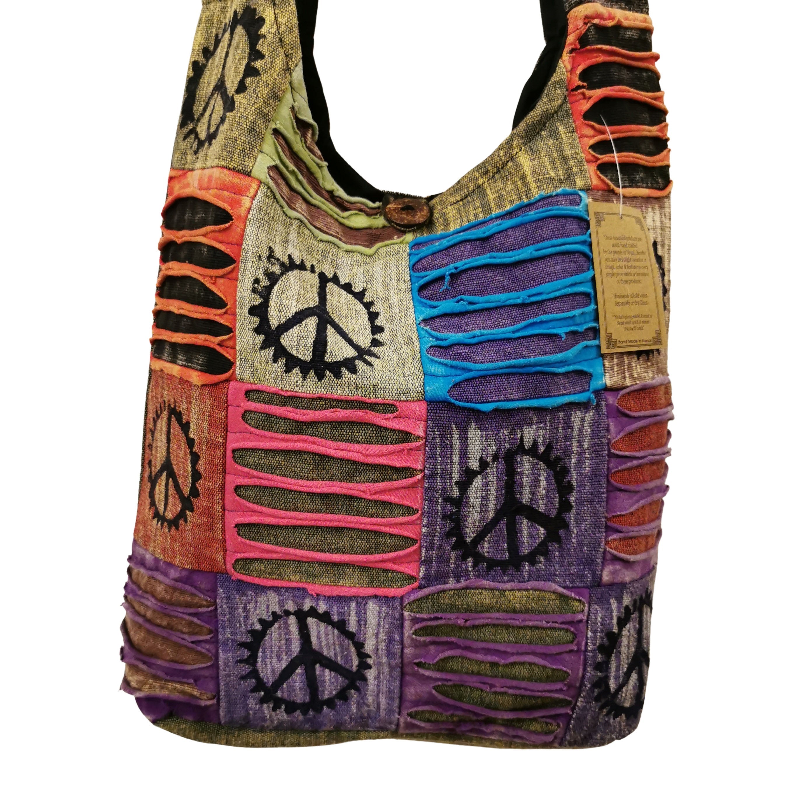 Hippy Crossbody Handmade Bag - D1