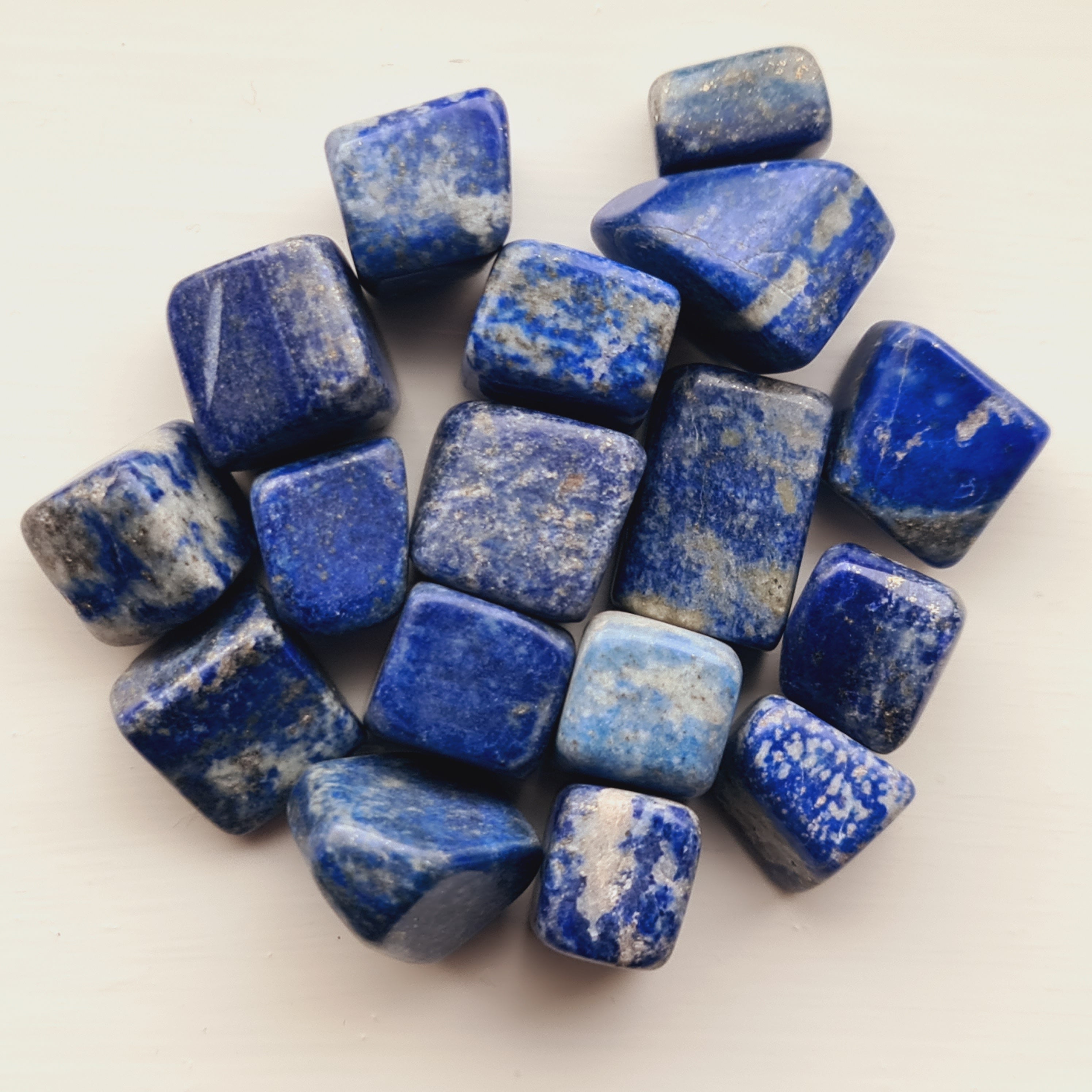 Lapis Lazuli Tumbled Stones, Lapis Lazuli Crystal, Blue Stone, Blue Crystal, Lapis Lazuli Worry Stone, Healing Crystal, Meditation Crystal
