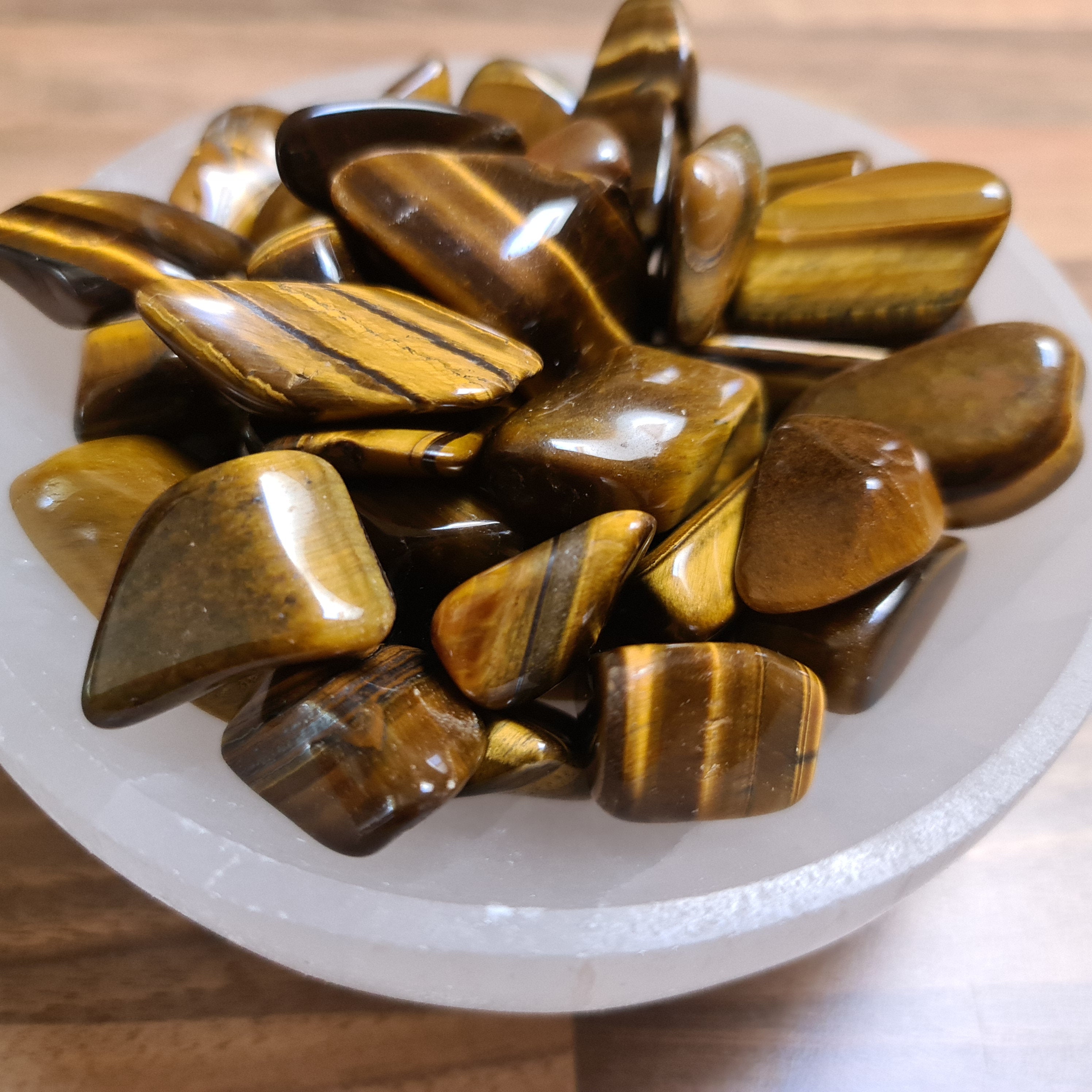 Tiger Eye Gold Tumbled Stones, Protection Crystal, Crystal Healing, Crystal Tumble Stones, Tiger Eye Crystal, Tiger Eye Stones, Gift