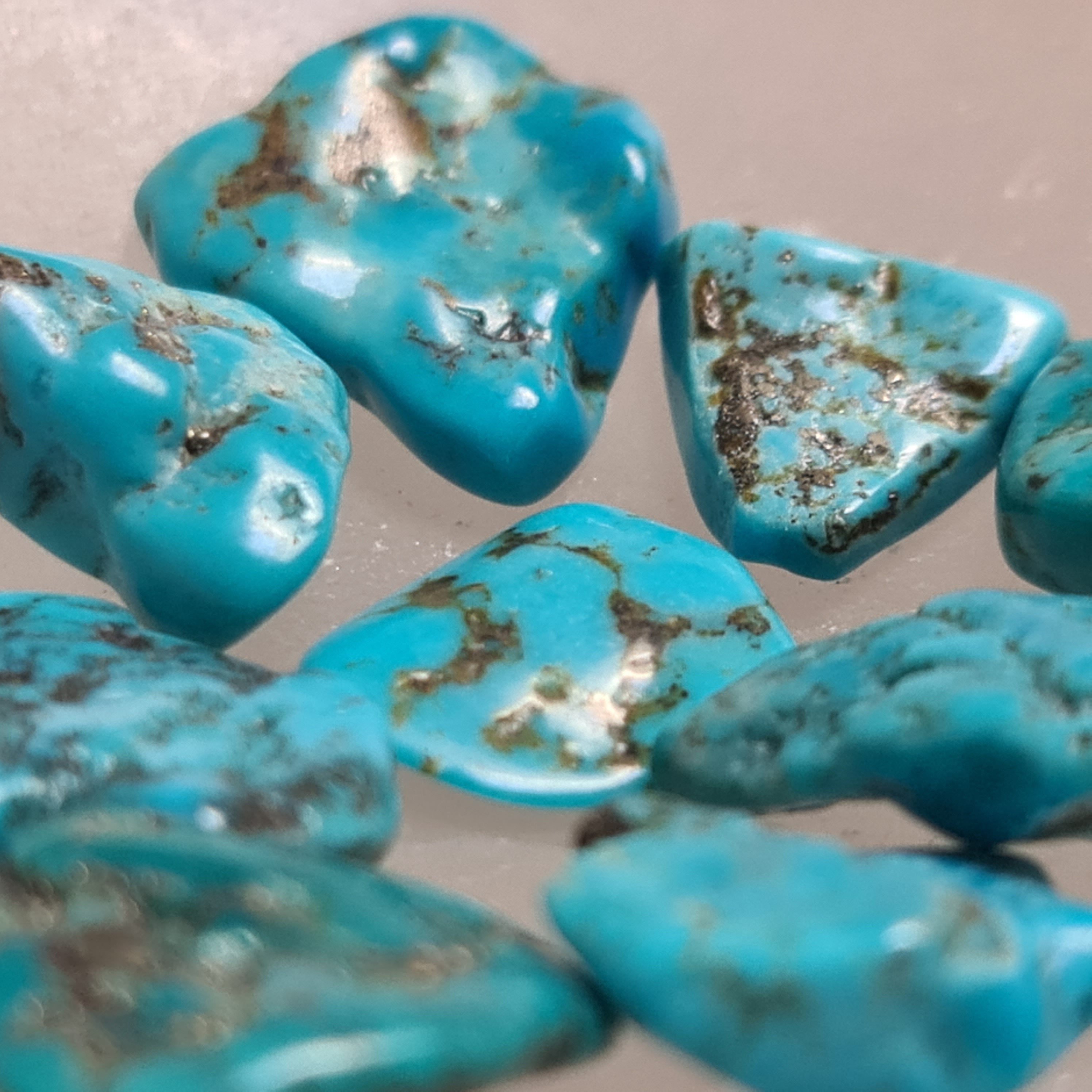 Turquoise Tumbled Stones, Polished Turquoise Tumbled Stones, Tumblestones Turquoise, Healing Crystals, Reiki Stones, Spiritual Stones